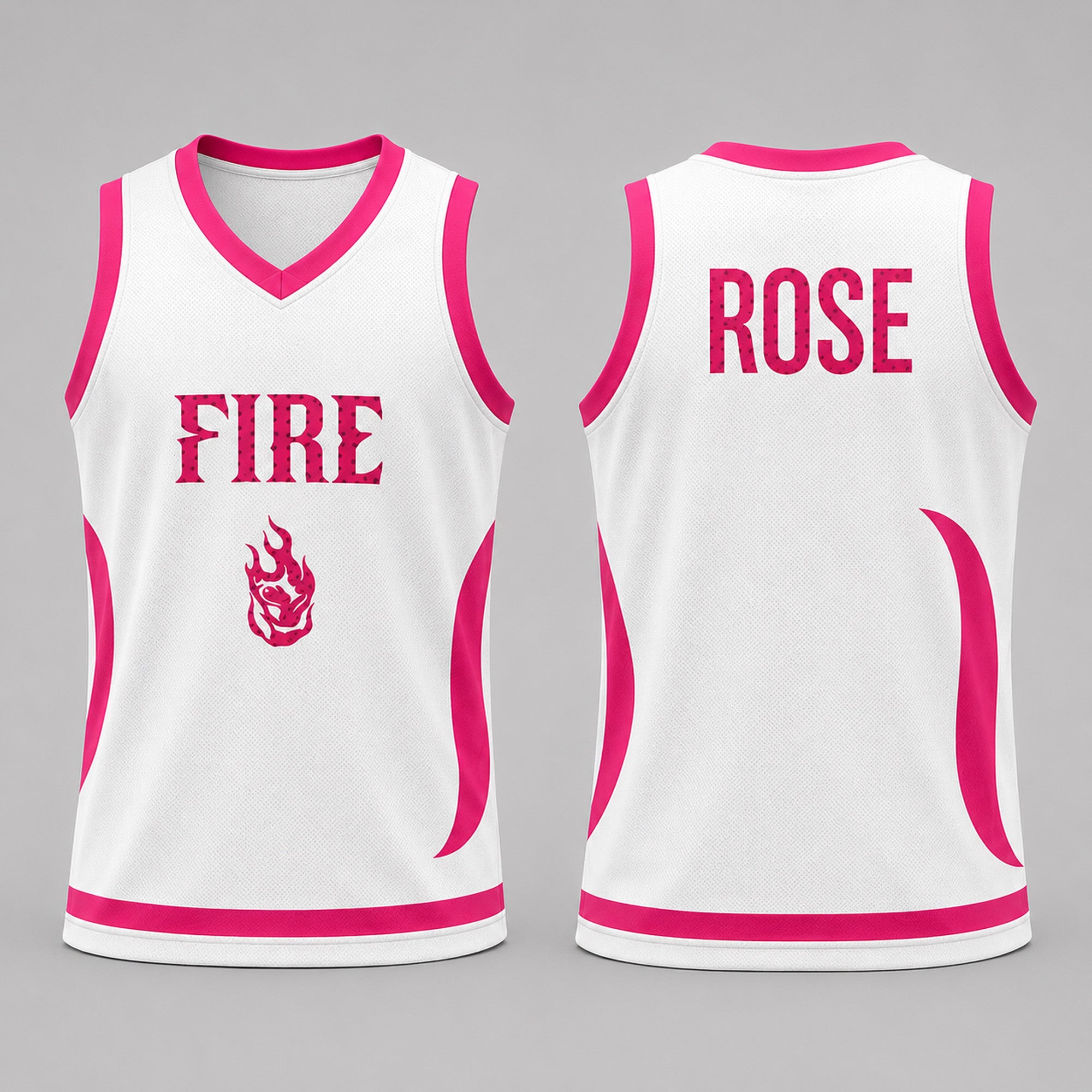 Portland Fire Rose Dragon 2026 Basketball Jersey Portland Fire Merch Gift For Basketball Lovers - Merchluma