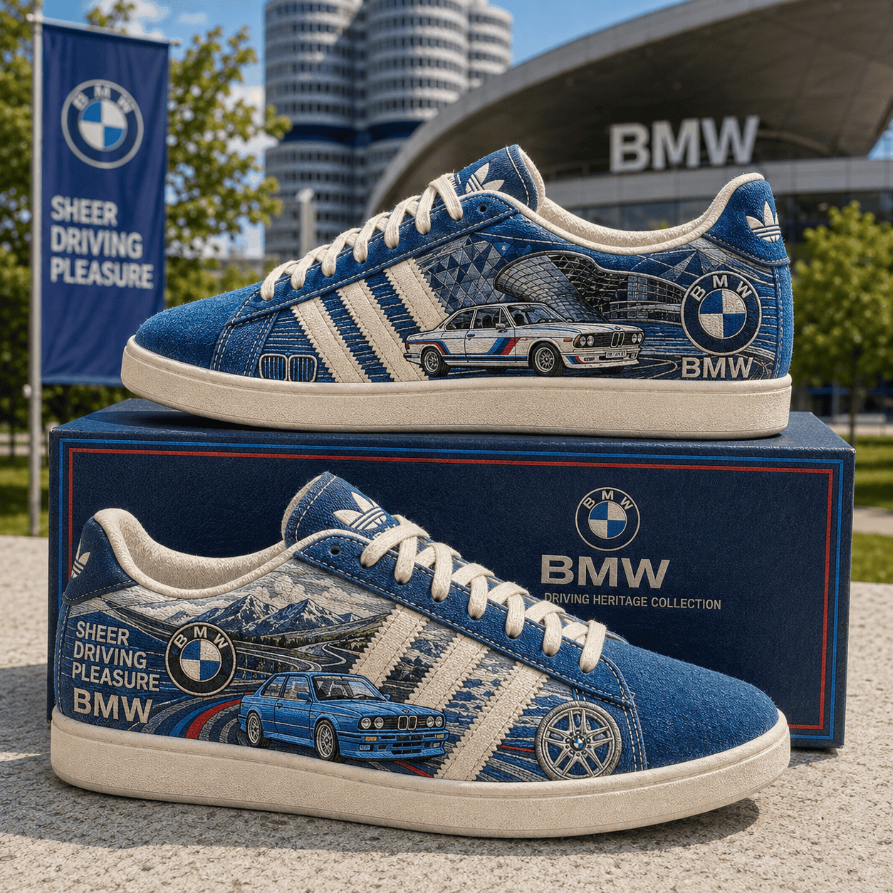 BMW Sheer Driving Pleasure Shoes BMW Merch Perfect Gift For Car Lovers - Merchluma