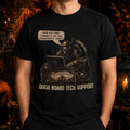 Grim Reaper Ouija Board Tech Support T-Shirt Funny IT Halloween Shirt Gift For Husband - Merchluma