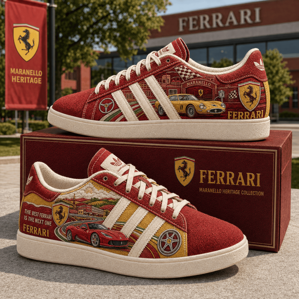Ferrari Merch 2026 The Best Ferrari Is The Next One Sneakers Car Lover Gear Gift For My Husband - Merchluma
