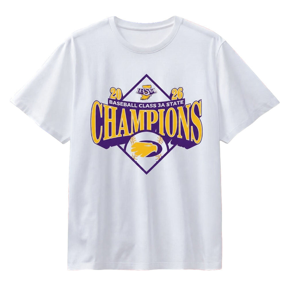 Guerin Catholic High School IHSAA Baseball State Champions 3A 2026 T-Shirt Fan Gifts - Merchluma