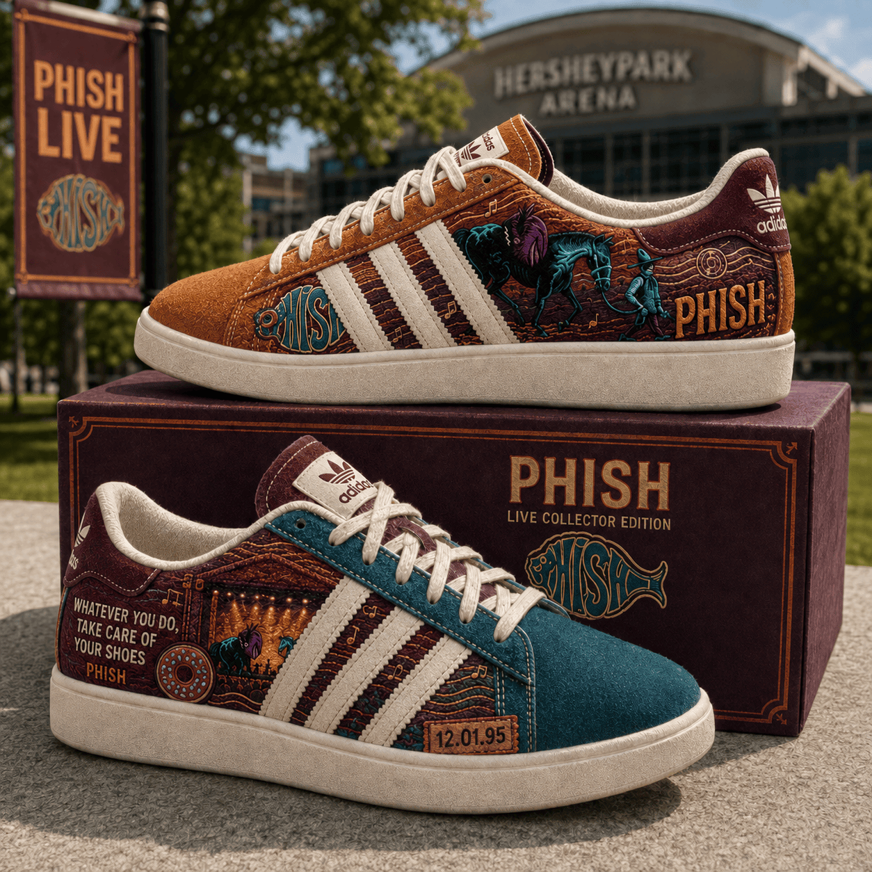 PHISH Whatever You Do Take Care Of Your Shoes Sneakers PHISH Band Merch Gift For Fans - Merchluma