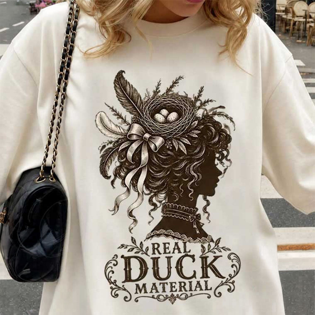 Real Duck Material T-Shirt The Unselected Journals Of Emma M Lion Shirt Bookish Gifts - Merchluma