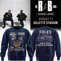 Chris Brown Usher The R&B Tour Gillette Stadium Sweatshirt R&B Tour Merch Music Lover Gifts - Merchluma