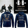 Chris Brown Usher The R&B Tour Gillette Stadium Hoodie R&B Tour Merch Gift For Music Lovers - Merchluma