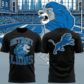 Detroit Lions Disney X Champion Simba T-Shirt Disney NFL Collab Lions Merch Gift For Fans - Merchluma