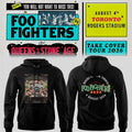 Foo Fighters Merch 2026 FF Take Cover Tour Toronto ON Hoodie Music Related Gifts For Men - Merchluma