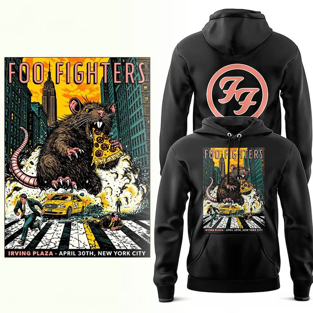 Foo Fighters Merch FF Secret Show At Irving Plaza NYC 2026 Poster Hoodie Rock Fan Gifts - Merchluma