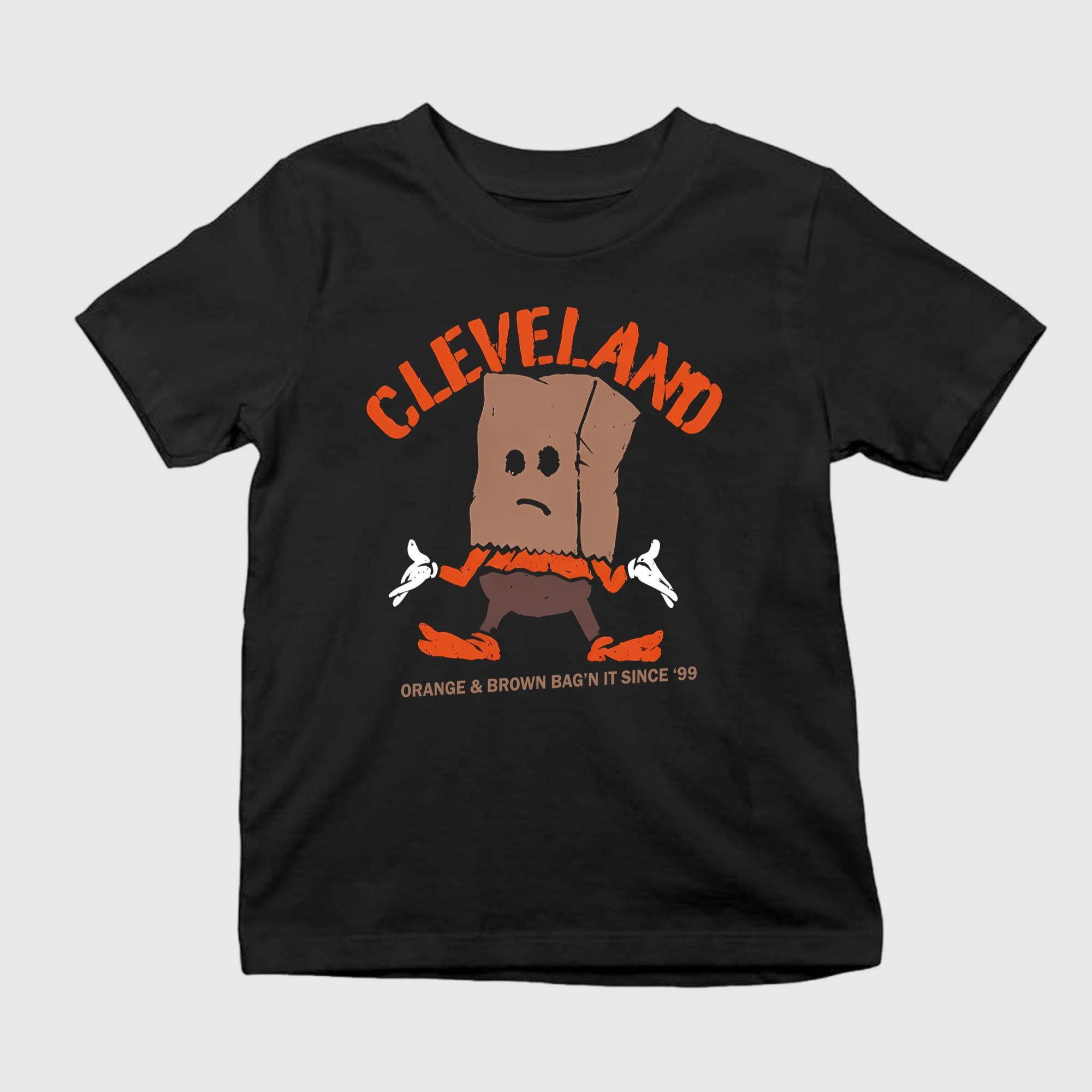 Cleveland Orange And Brown Bag'n It Since '99 Shirt Gifts For My Husband - Merchluma