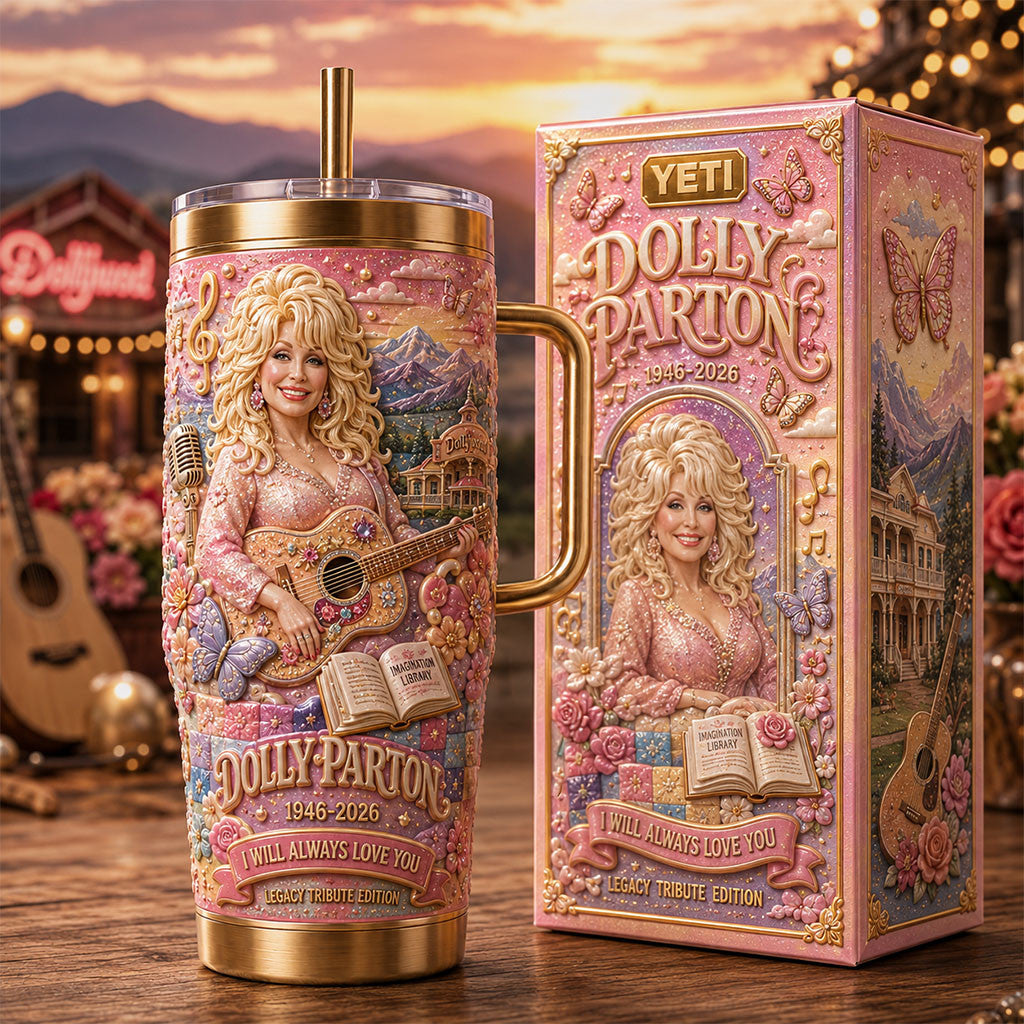 Dolly Parton I Will Always Love You Tumbler 1946 2026 RIP Dolly Parton Merch Memorial Gifts - Merchluma
