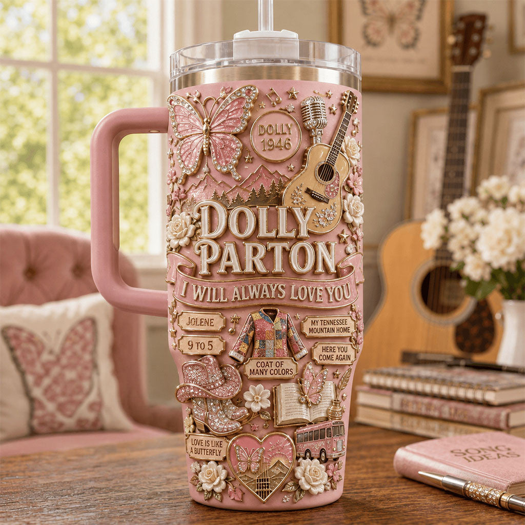 Dolly Parton I Will Always Love You Tumbler RIP Dolly Parton Merch Gift For Music Lovers - Merchluma