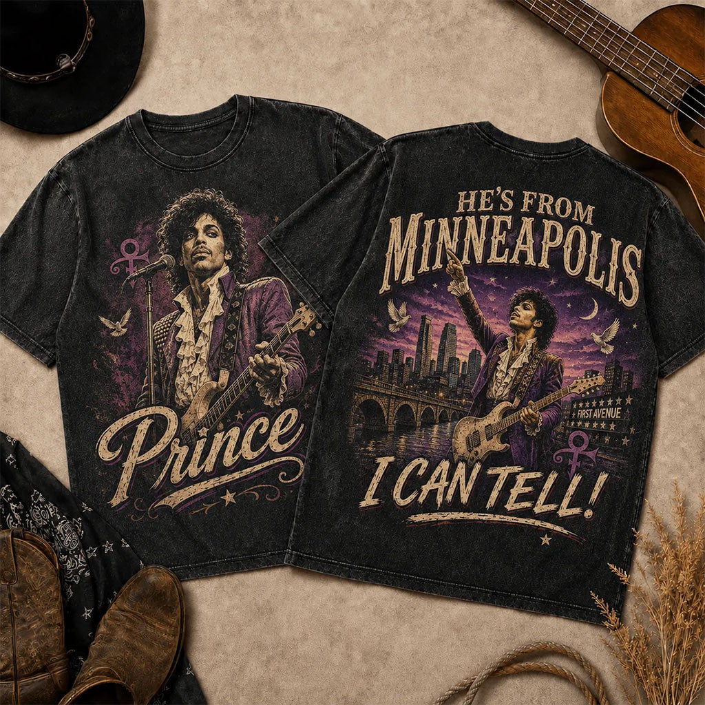 Prince Minneapolis Legacy Vintage T-Shirt Prince Merch Presents For Music Lovers - Merchluma