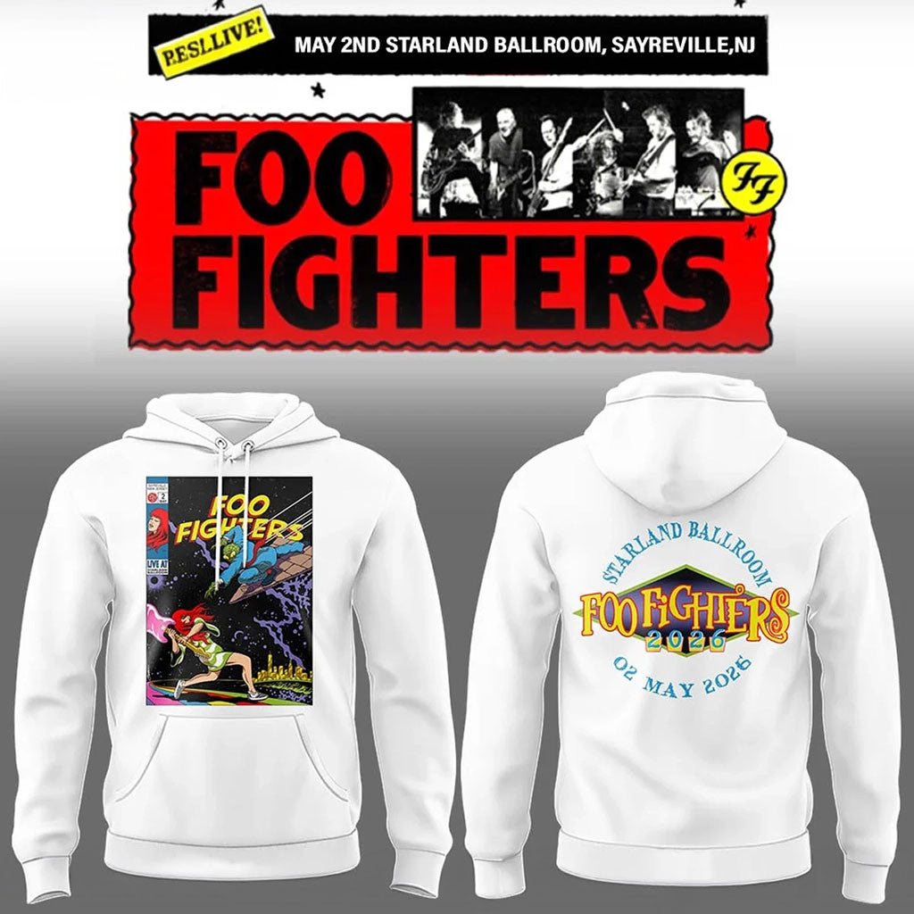 Foo Fighters Merch FF Secret Show At Starland Ballroom Hoodie 2026 Gift For Rock Band Fans - Merchluma