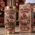 Oklahoma Sooners 2026 Boomer Sooner Tumbler Oklahoma Sooners Merch Football Themed Gifts - Merchluma