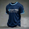 Prostate Cancer Awareness Merch Cancer Free Prostate Not Included T-Shirt Blue Ribbon Shirt - Merchluma