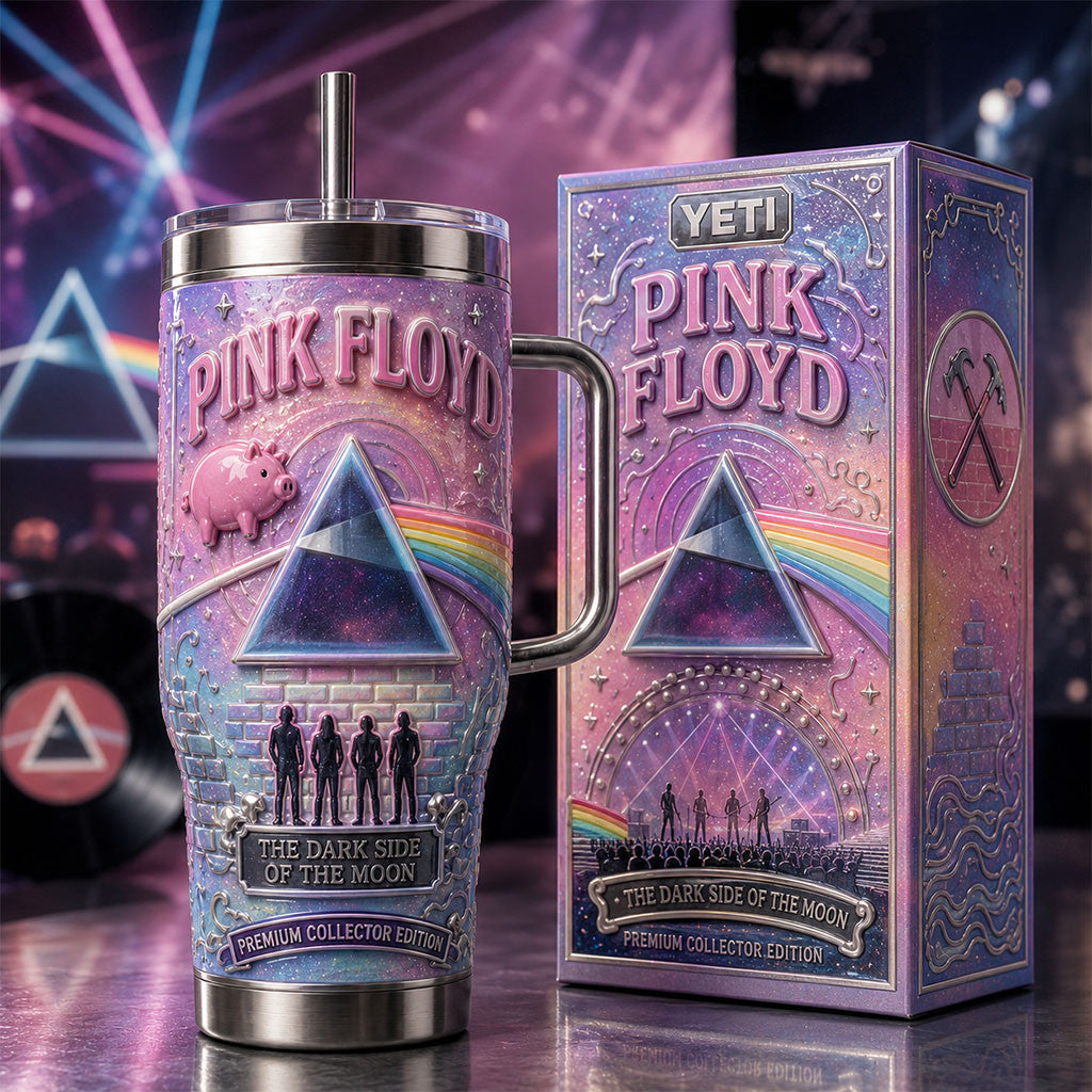 Pink Floyd The Dark Side Of The Moon Tumbler Pink Floyd Merch 2026 Gift For Music Lovers - Merchluma