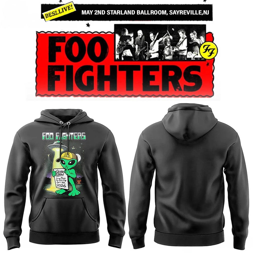 Foo Fighters Merch 2026 FF Secret Show At Starland Ballroom Hoodie Gift For Music Lovers - Merchluma