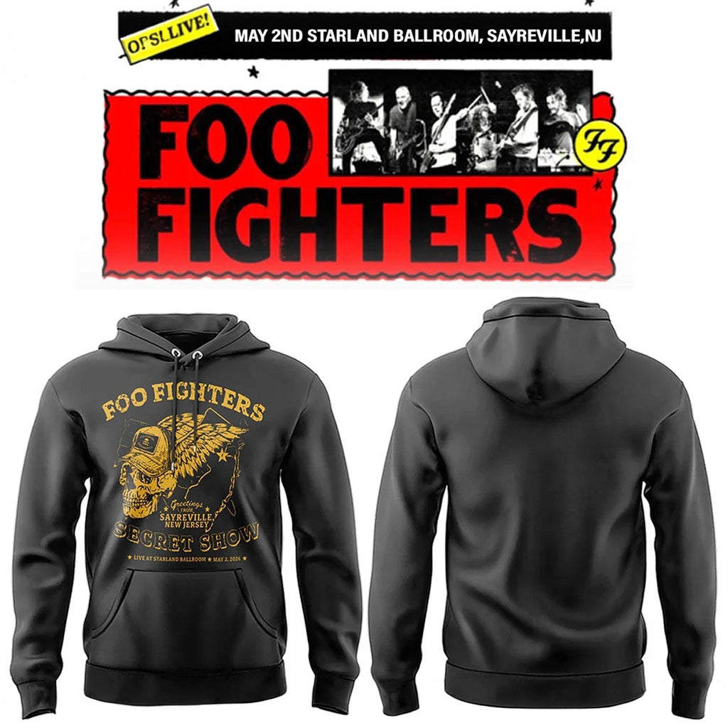 Foo Fighters Merch FF Secret Show At Starland Ballroom Hoodie 2026 Gift For Rock Lover - Merchluma
