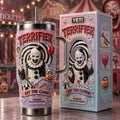 Terrifier Art The Clown Tumbler Terrifier Merch Best Halloween Gift For Horror Lovers - Merchluma