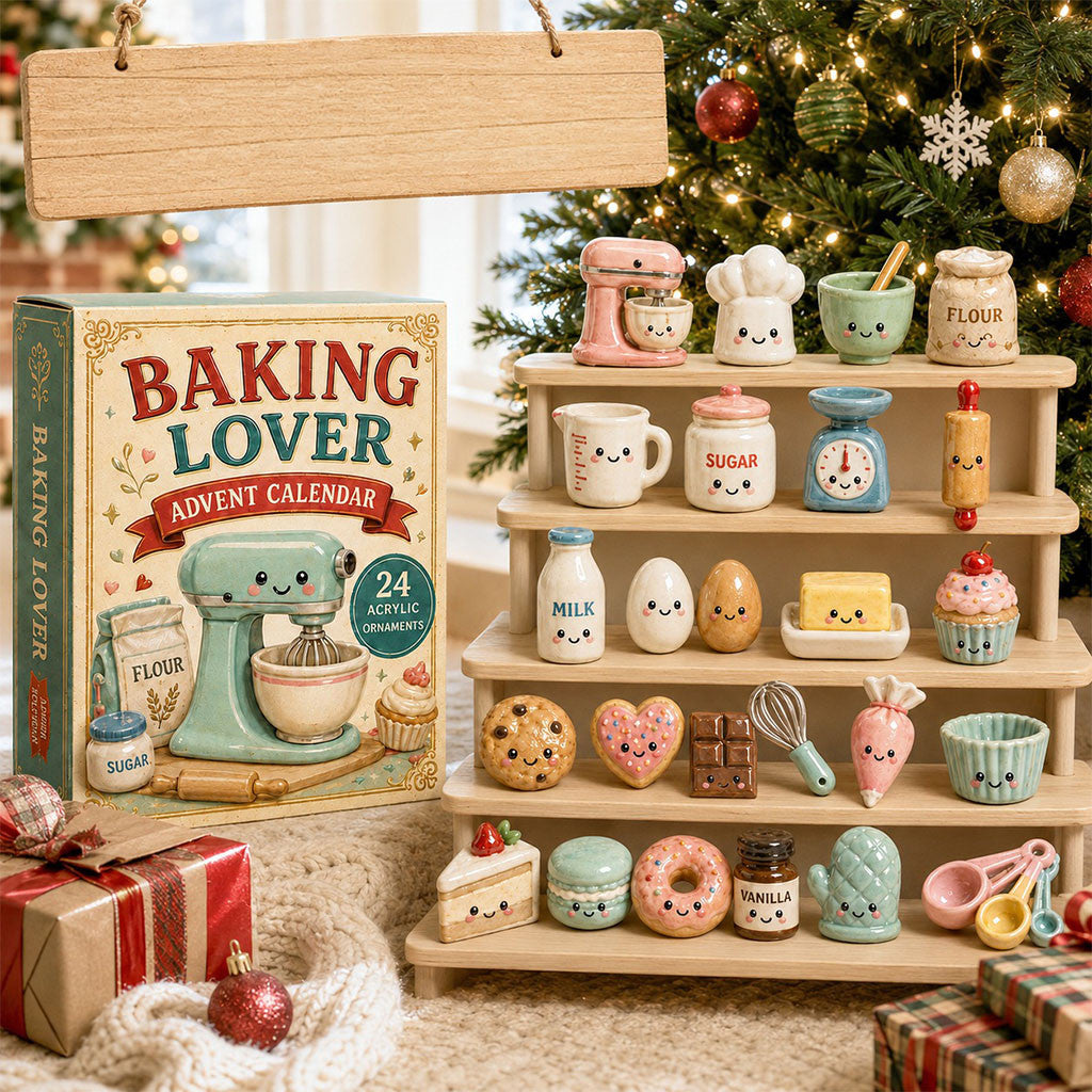 24-Day Cookie Kitchen Advent Calendar 2026 Baking Lover Countdown Box Christmas Gift For Her - Merchluma