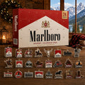 Marlboro Advent Calendar 2026 With Acrylic Ornaments Marlboro Merch Christmas Gift For Dad - Merchluma