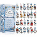Snowman Christmas Advent Calendar Cute Countdown Box Xmas Gift For Daughters - Merchluma