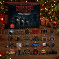 Stranger Things Advent Calendar 2026 24 Acrylic Ornaments Stranger Things Merch Christmas Gifts - Merchluma