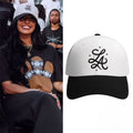 Vanessa Bryant LA Cursive Stars Two-Tone Hat Vanessa Bryant Merch Gift For Besties - Merchluma