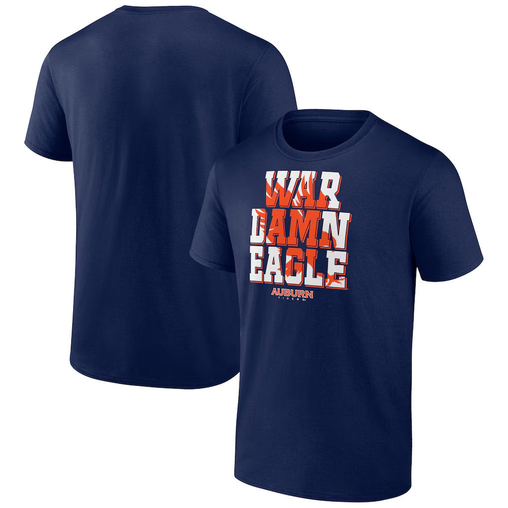 Auburn Tigers Merch 2026 Auburn Tigers Home Field Win T-Shirt Navy War Damn Eagle Shirt - Merchluma