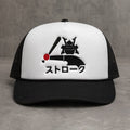 Chicago White Sox Strokin Shogun Hitting Baseball Trucker Hat Embroidered White Sox Merch - Merchluma
