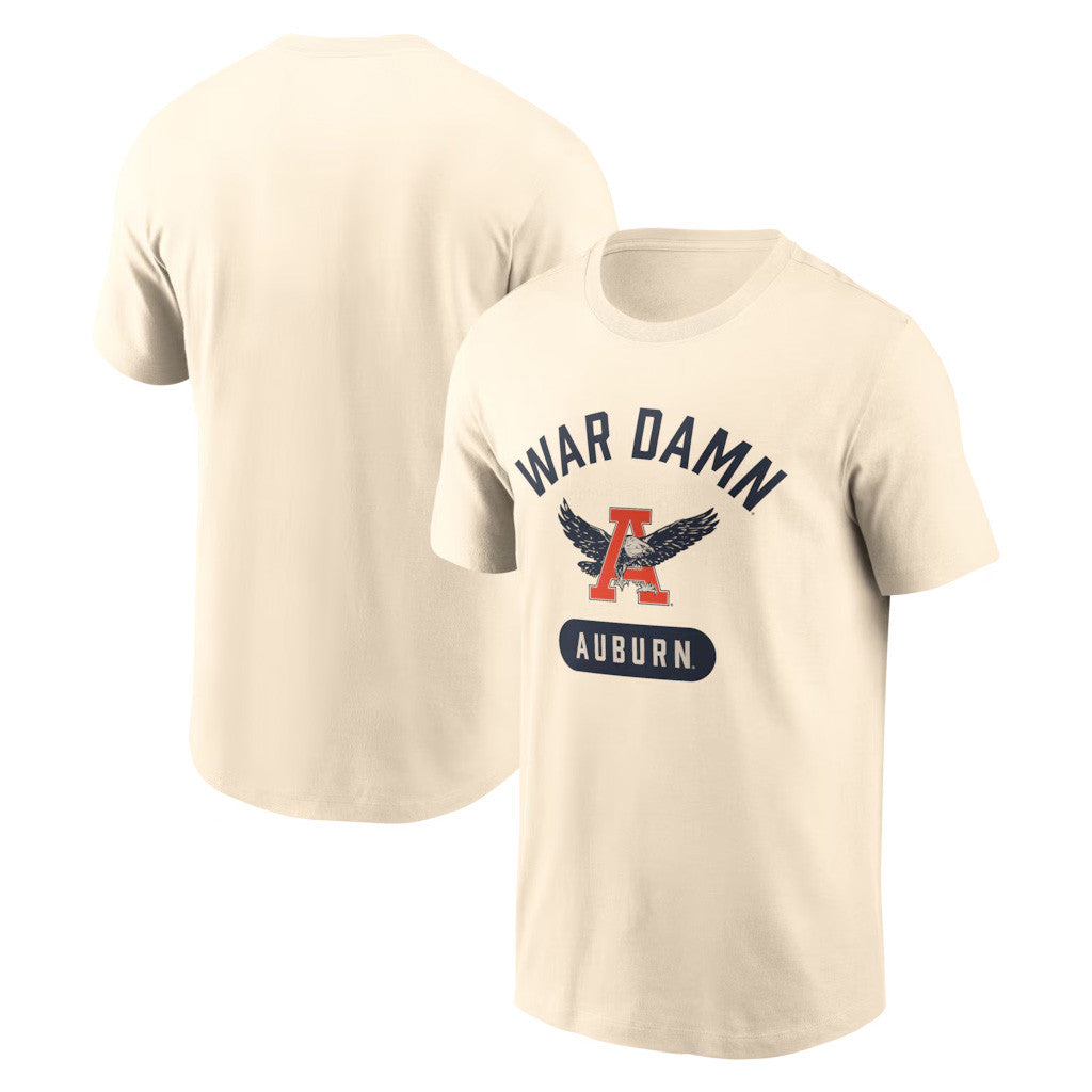 Auburn Tigers Merch 2026 Auburn Tigers Legacy Arch Helmet T-Shirt War Damn Shirt Fan Apparel - Merchluma