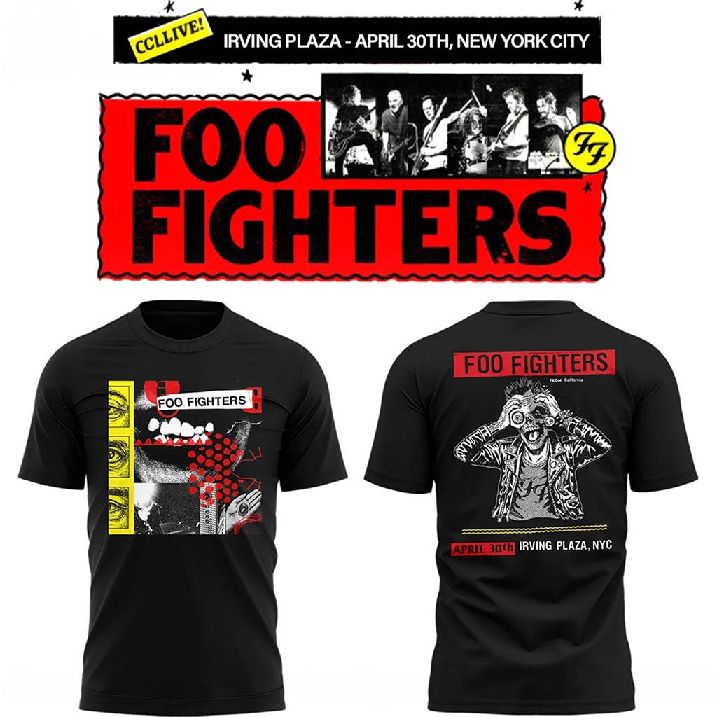 Foo Fighters Merch 2026 FF Secret Show At Irving Plaza NYC T-Shirt Black Gift For Music Lovers - Merchluma