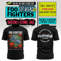 Foo Fighters Merch 2026 Take Cover Tour Chicago IL T-Shirt FF Concert Merch Fan Gifts - Merchluma
