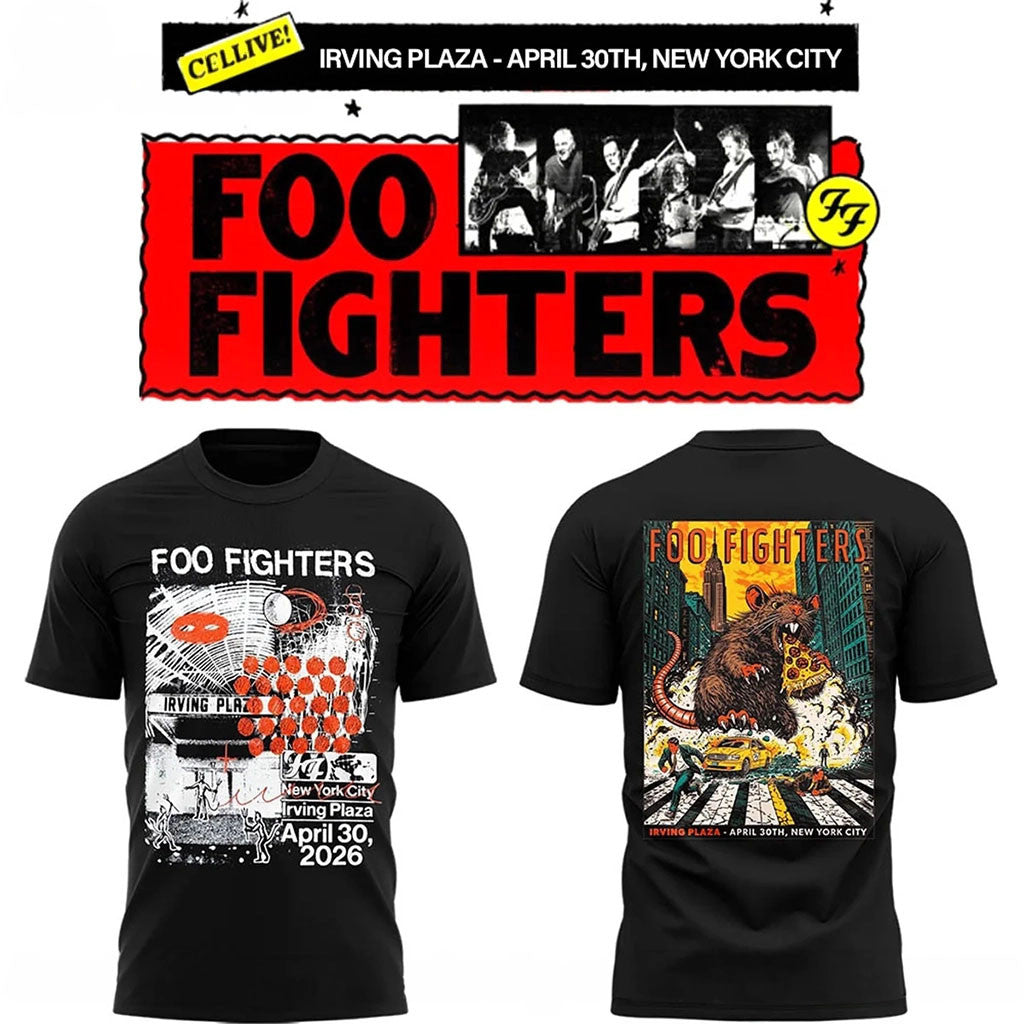 Foo Fighters Merch FF Secret Show At Irving Plaza NYC T-Shirt 2026 Gifts For Rock Music Lovers - Merchluma
