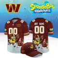 Personalized Washington Commanders X SpongeBob Squarepants 2026 Night Jersey Commanders Merch - Merchluma