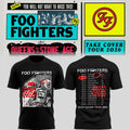 Foo Fighters Take Cover Tour Merch 2026 Tour Dates T-Shirt Gift For Rock Band Fans - Merchluma