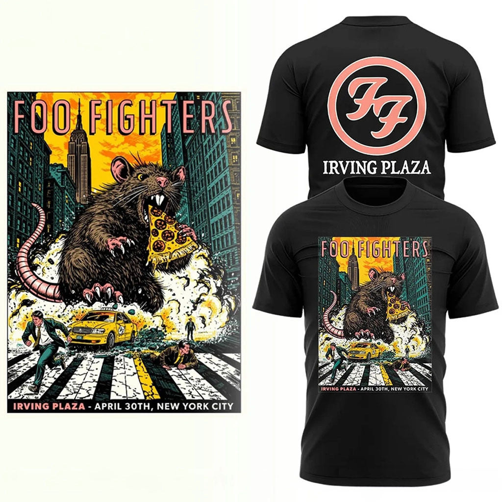 Foo Fighters Merch 2026 FF Secret Show At Irving Plaza NYC T-Shirt Music Gift Ideas - Merchluma