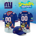 Personalized New York Giants X SpongeBob Squarepants 2026 Night Football Jersey NY Giants Merch - Merchluma