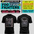Foo Fighters Merch 2026 FF Take Cover Tour Cleveland OH T-Shirt Black Music Fan Gift Ideas - Merchluma