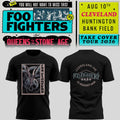 Foo Fighters Merch FF Take Cover Tour 2026 In Cleveland OH T-Shirt Gift For Band Fans - Merchluma