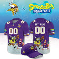 Personalized Minnesota Vikings X SpongeBob Squarepants 2026 Night Jersey MN Vikings Merch - Merchluma