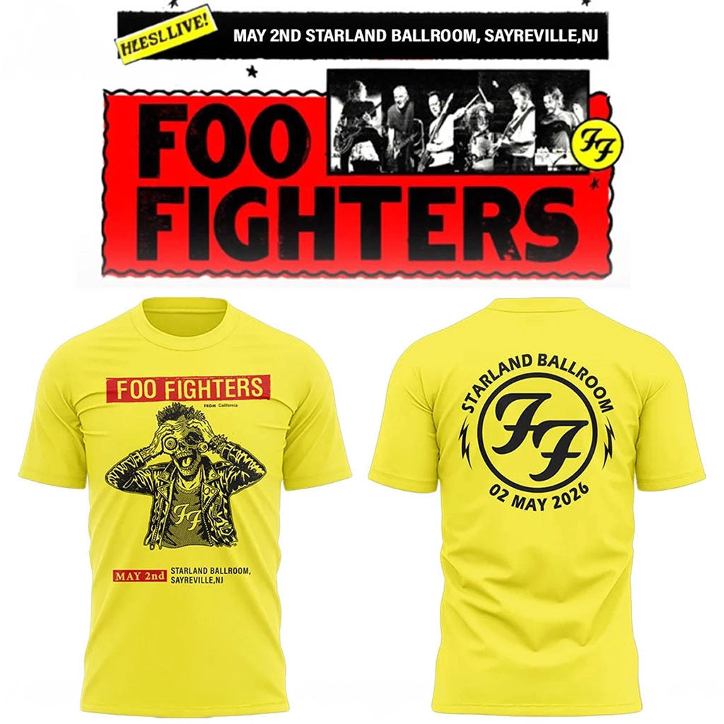 Foo Fighters Secret Show At Starland Ballroom May 2nd T-Shirt FF Tour Merch Fan Gifts - Merchluma