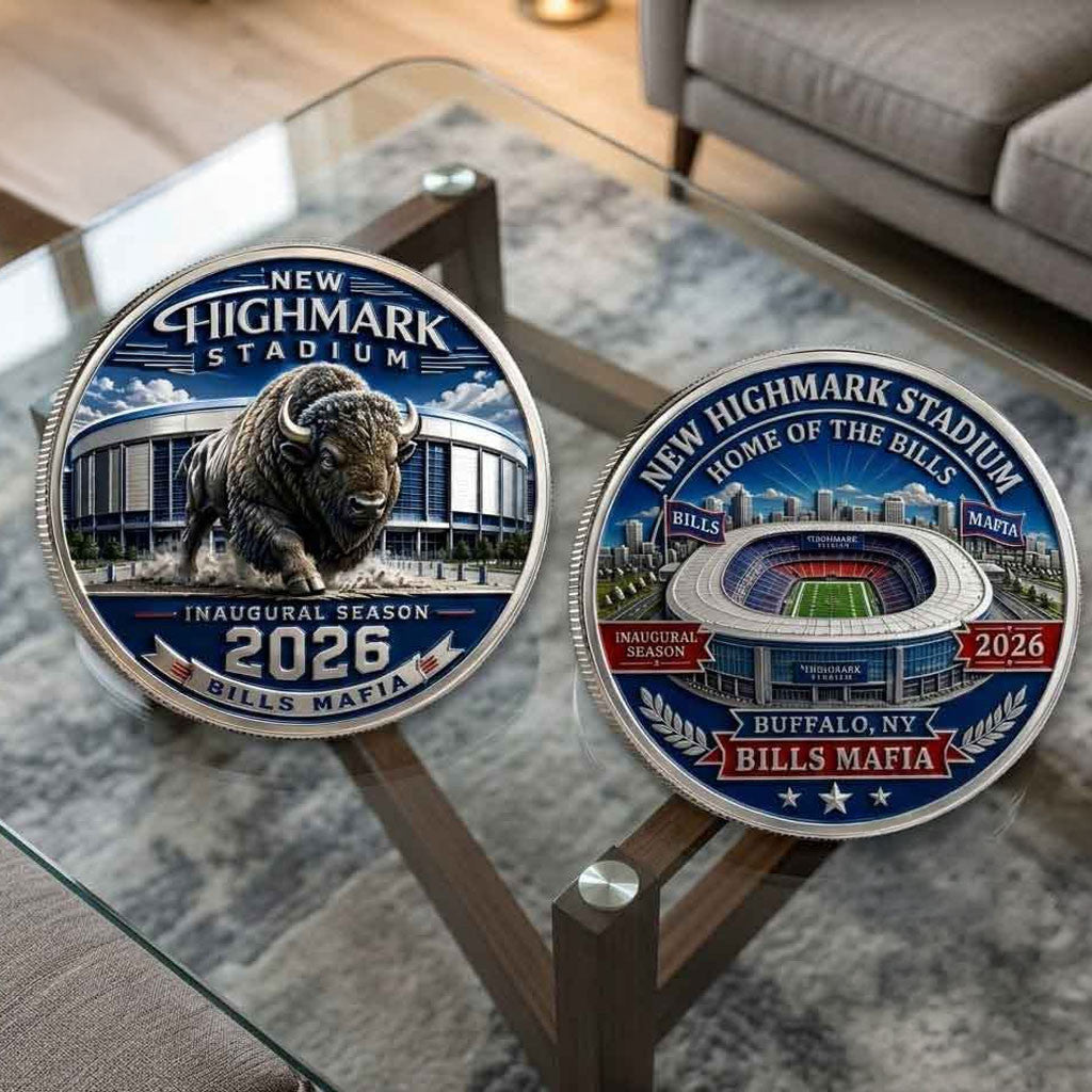 New Highmark Stadium 2026 Inaugural Season Commemorative Coin Home Of The Bills Merch Gifts - Merchluma