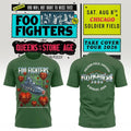 Foo Fighters Merch 2026 Take Cover Tour Chicago IL T-Shirt FF Concert Merch Fan Clothing Gifts - Merchluma