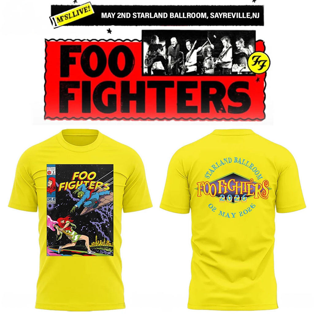Foo Fighters Secret Show At Starland Ballroom 02 May 2026 T-Shirt Foo Fighters Merch Fan Gifts - Merchluma
