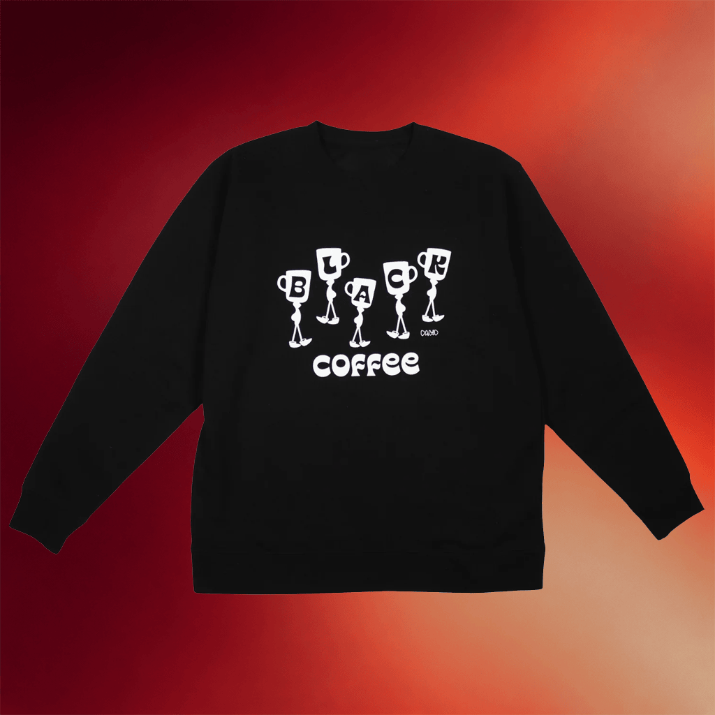 Black Coffee Apparel Merch 2026 DAWD Crewneck Black Coffee Sweatshirt Gifts For BFF - Merchluma