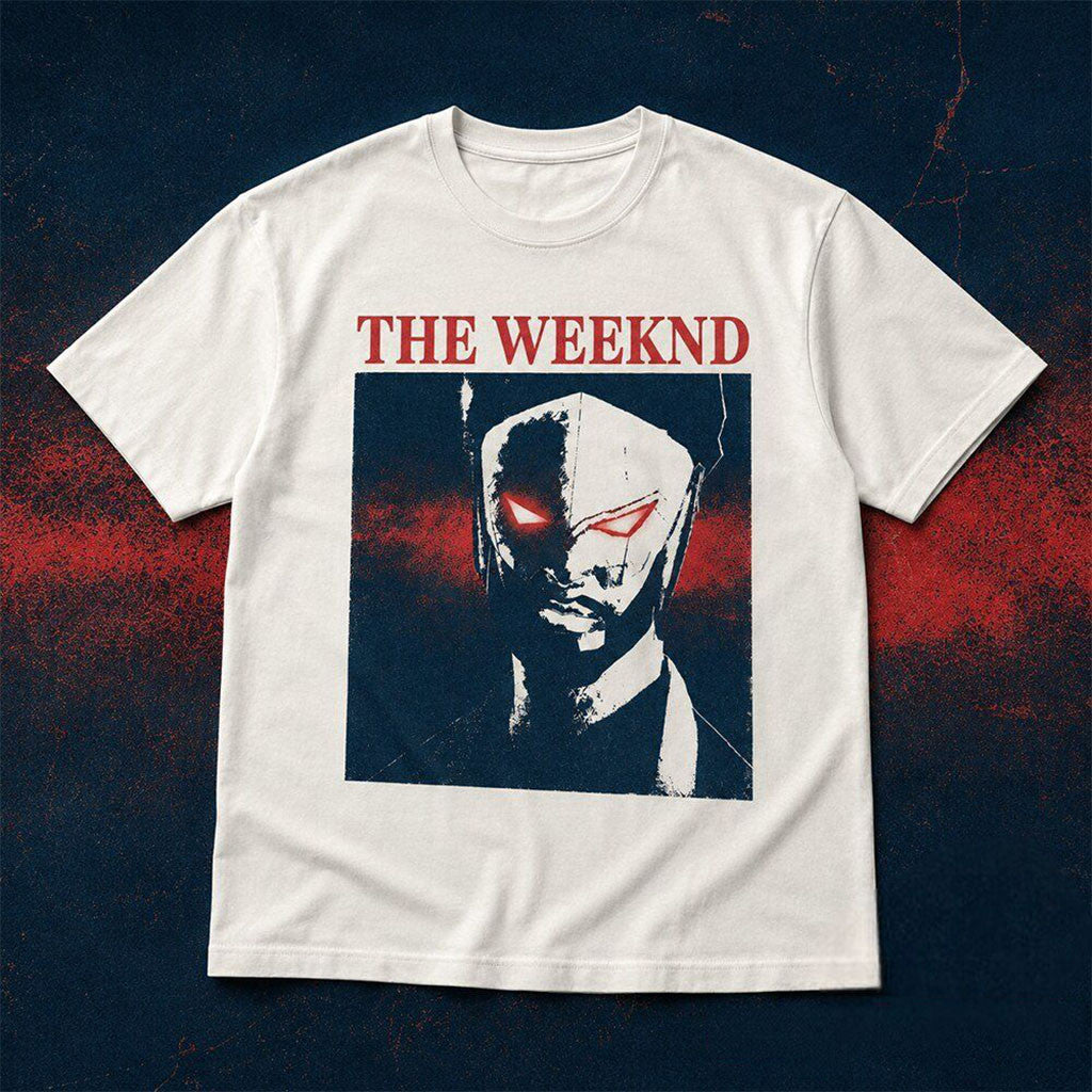The Weeknd Suda51 In London Hurry Up Tomorrow Mask T-Shirt The Weeknd Merch Fan Gifts - Merchluma