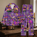 Hocus Pocus Sisters Purple Pajama Set Hocus Pocus Merch Halloween Gift For Besties - Merchluma