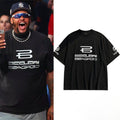 Buffalo Bills Dion Dawkins Balen Style Double Logo Black T-Shirt Dion Dawkins Merch Him Gifts - Merchluma