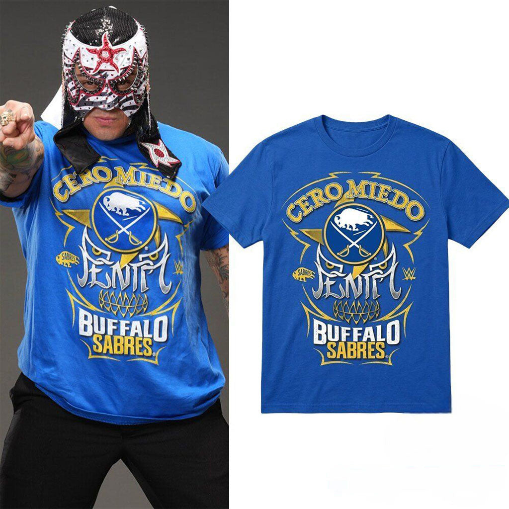 Penta El Zero M X Buffalo Sabres Cero Miedo Blue T-Shirt Penta Merch Gift For My Brothers - Merchluma